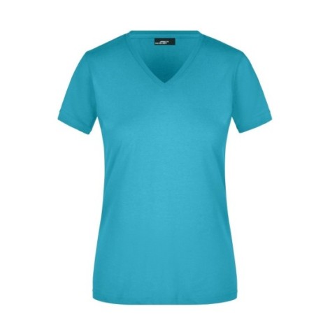 Ladies' Slim Fit V-T