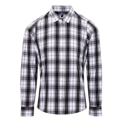 Ladies' LSL 'Ginmill' Check Cotton Bar Shirt