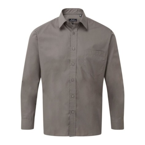 Men's Long Sleeve Poplin Shirt