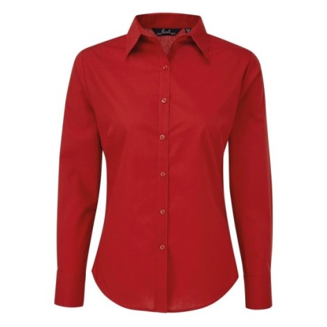 Poplin Long Sleeve Blouse