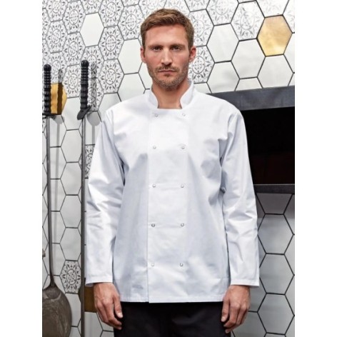 Long Sleeve Press Stud Chef'âs Jacket