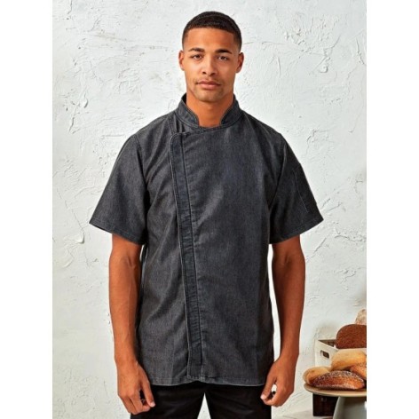 Chef's Zip-Close Short Sleeve Jacket