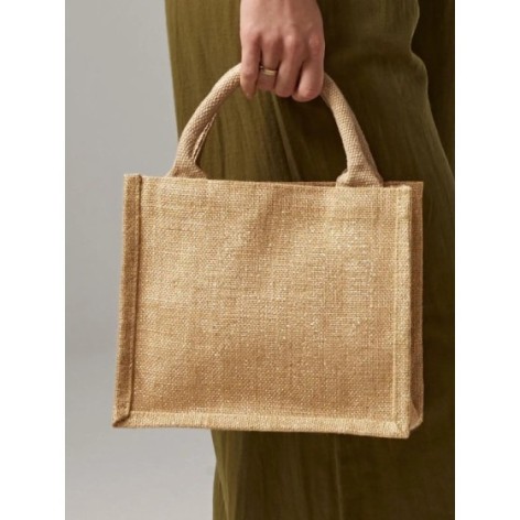 Shimmer Jute Mini Gift Bag