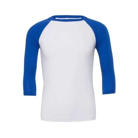 Unisex 3/4 Sleeve Baseball Tee