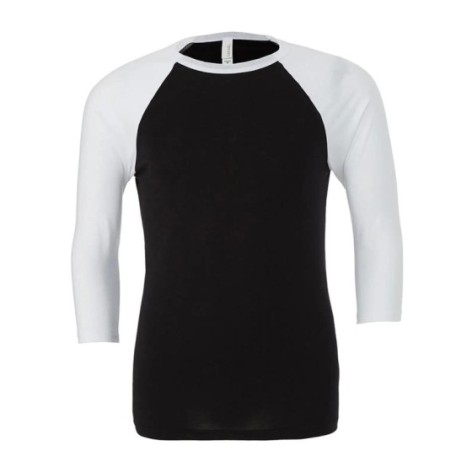 Unisex 3/4 Sleeve Baseball Tee