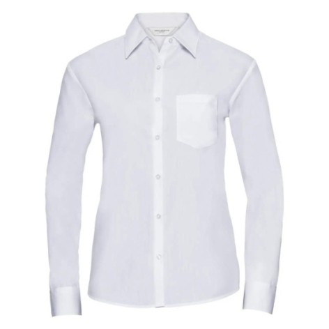 Ladies' Long Sleeve PolyCotton Poplin Shirt