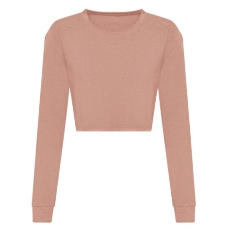 Womenâs Long Sleeved Cropped T