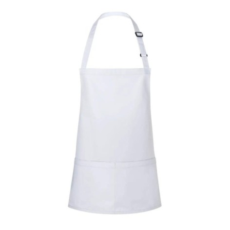 Short Bib Apron Basic With Buckle And Pocket