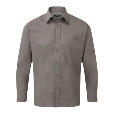 Men's Long Sleeve Poplin Shirt