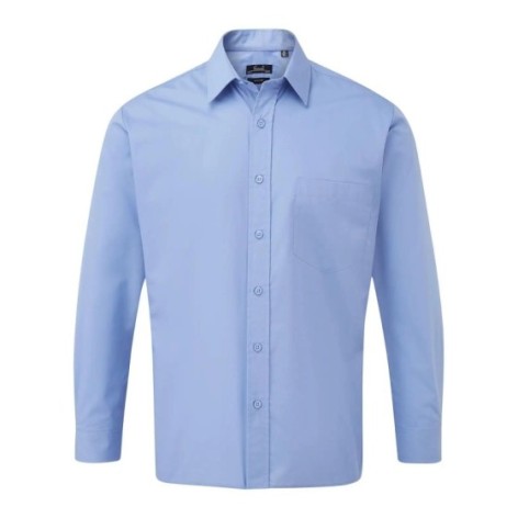 Men's Long Sleeve Poplin Shirt