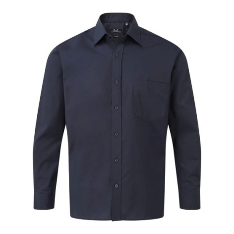 Men's Long Sleeve Poplin Shirt