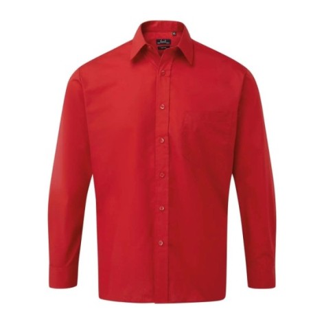 Men's Long Sleeve Poplin Shirt