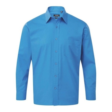 Men's Long Sleeve Poplin Shirt