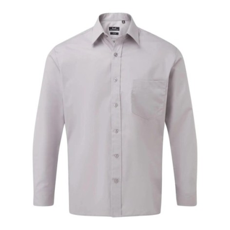 Men's Long Sleeve Poplin Shirt