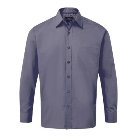 Men's Long Sleeve Poplin Shirt