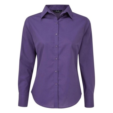 Poplin Long Sleeve Blouse