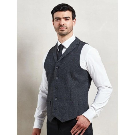 Menâs Herringbone Waistcoat