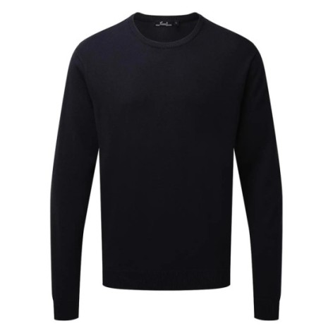 Men's Crew Neck Cotton Rich Knitted Sweater