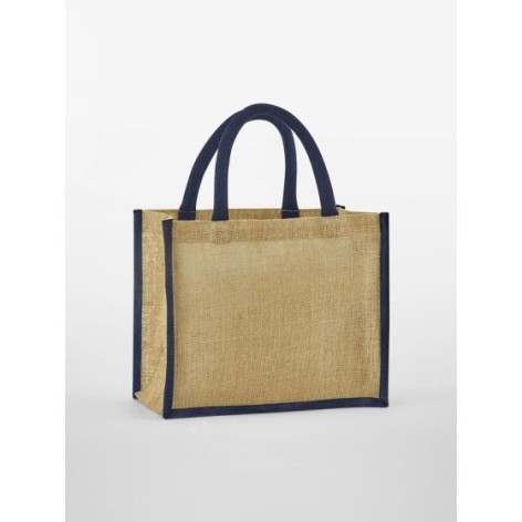 Natural Starched Jute Mini Gift Bag