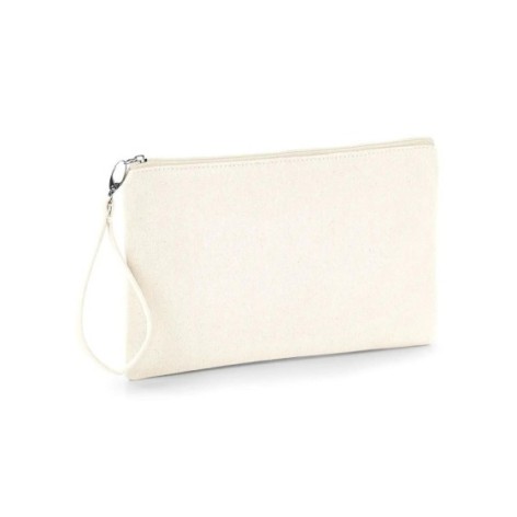 Canvas Wristlet Pouch