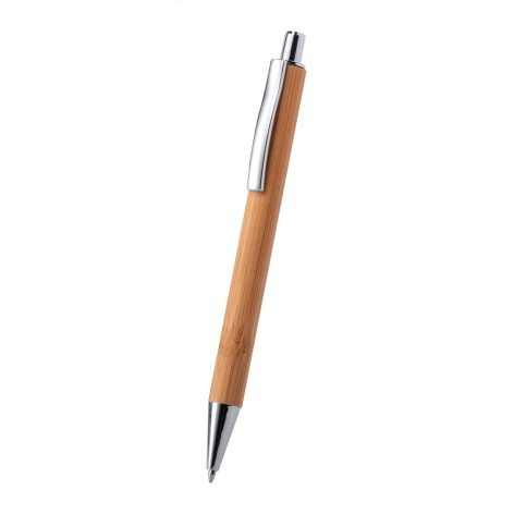penna a sfera in bambù