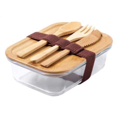 contenitore per il pranzo in vetro