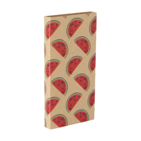 fascetta in cartoncino kraft personalizzabile