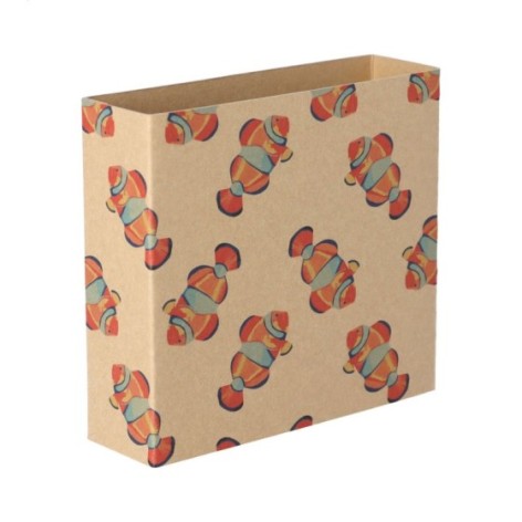 fascetta in cartoncino kraft personalizzabile