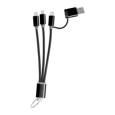 Portachiavi con cavo di ricarica USB