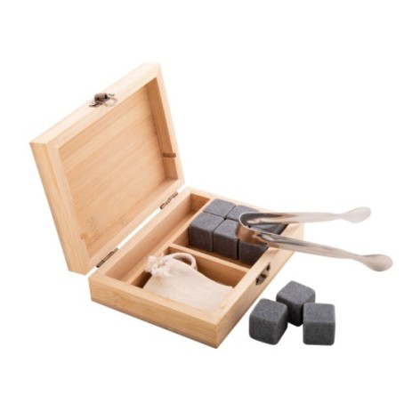 Set di cubetti ghiaccio in pietra