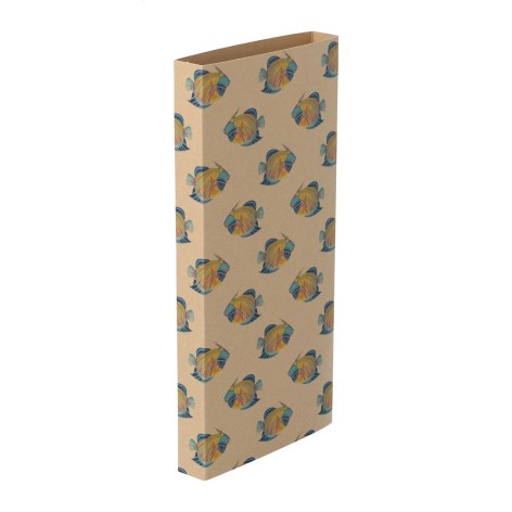 fascetta in cartoncino kraft personalizzabile
