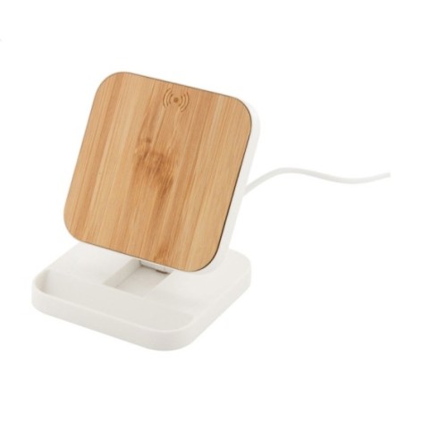 caricabatterie wireless con supporto cellulare