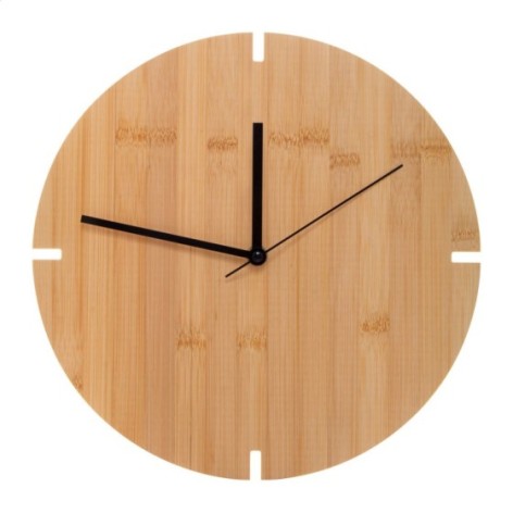 Orologio da parete in bambù