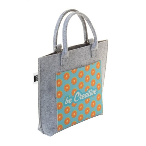 borsa a tracolla in RPET personalizzabile