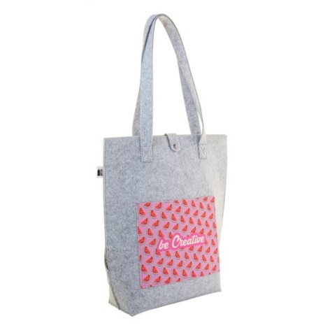 borsa a tracolla in RPET personalizzabile
