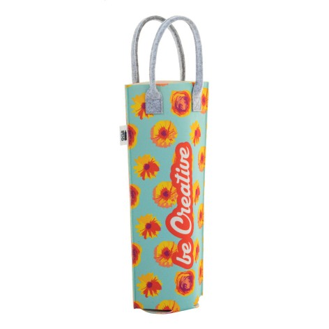 Borsa vino in RPET personalizzabile
