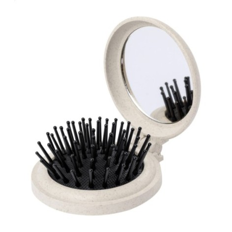 Specchietto con spazzola capelli