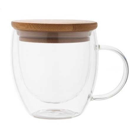 Tazza termica in vetro borosilicato