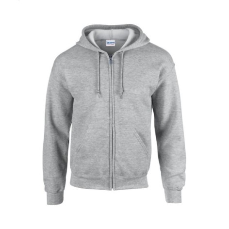 felpa con cappuccio con zip