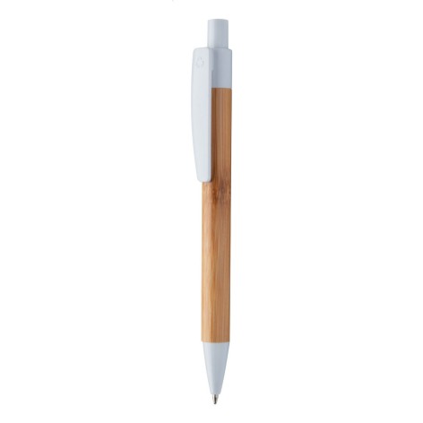 penna a sfera in bambù