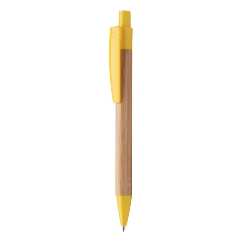penna a sfera in bambù