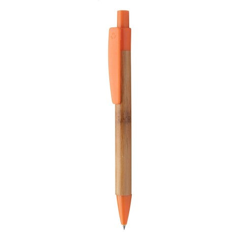penna a sfera in bambù