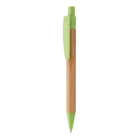 penna a sfera in bambù