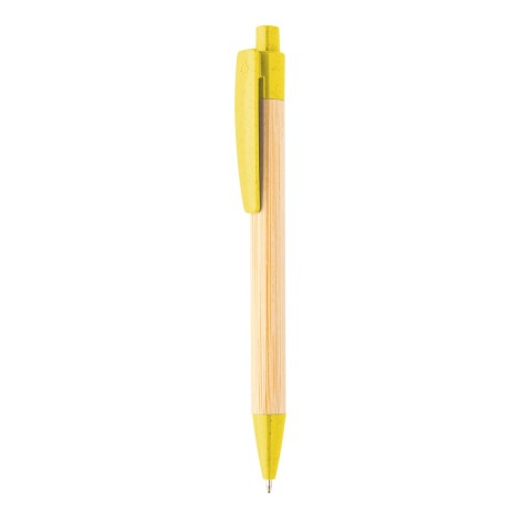 penna a sfera in bambù