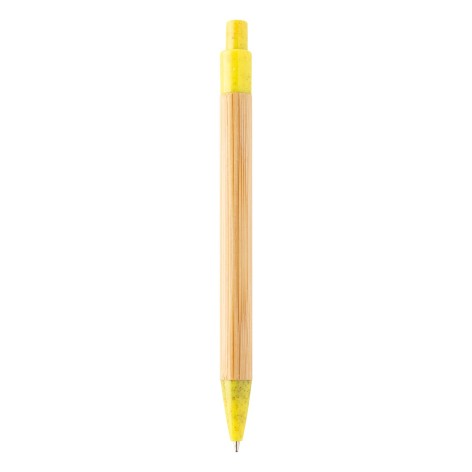 penna a sfera in bambù
