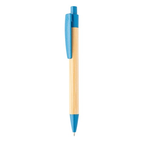 penna a sfera in bambù