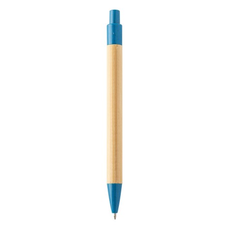 penna a sfera in bambù