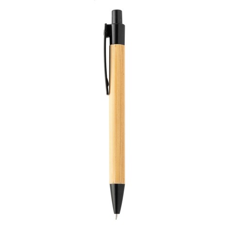 penna a sfera in bambù