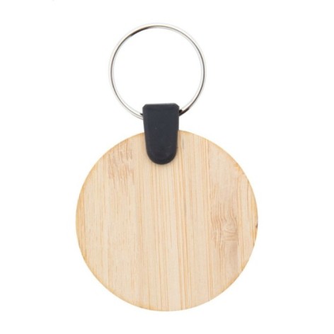 portachiavi in bambﾝ, rotondo