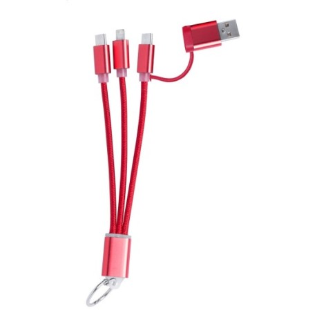 Portachiavi con cavo di ricarica USB